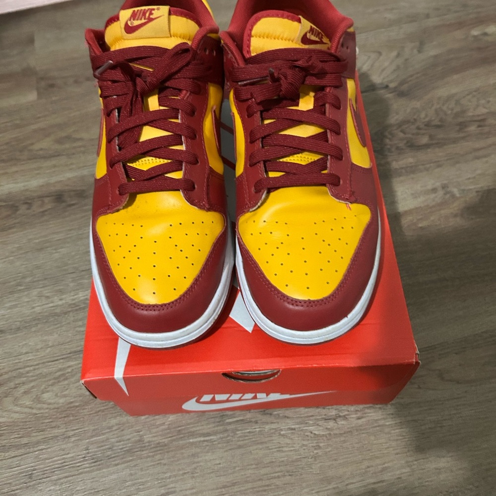 Nike Red and Yellow Sneakers